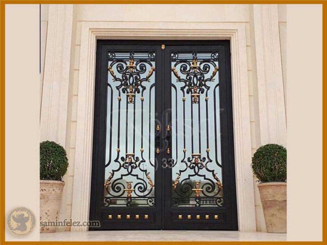 درب لابی آپارتمان گلدن کراون کد SL-017